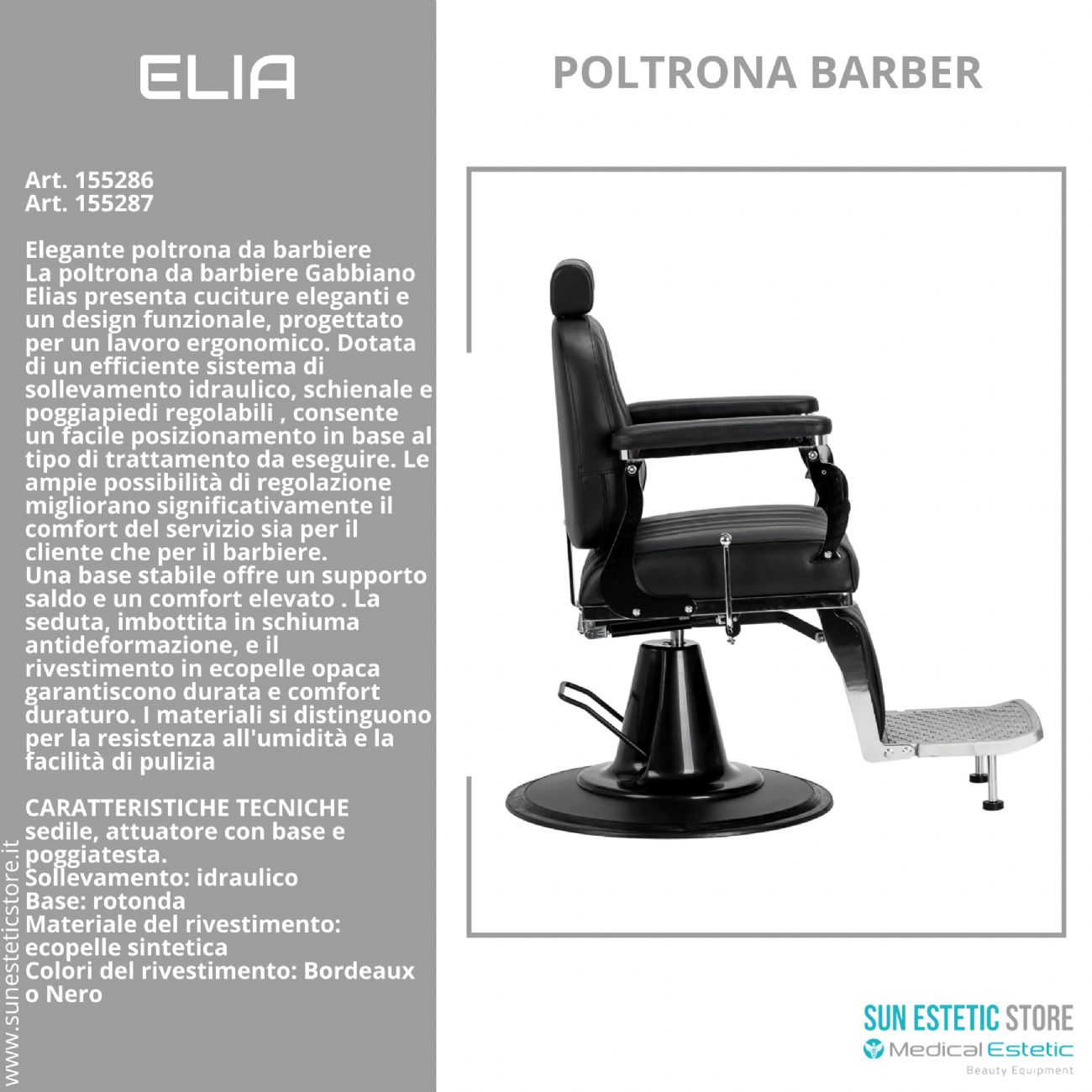 Elia Poltrona barbiere barber shop
