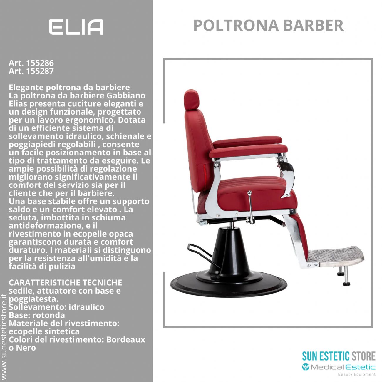 Elia Poltrona barbiere barber shop