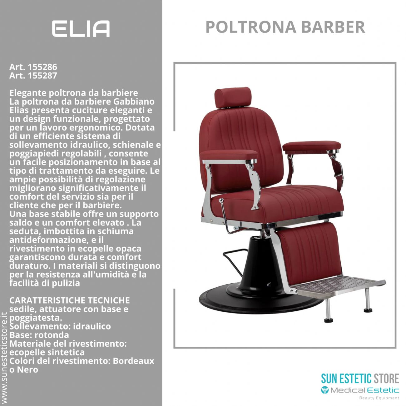 Elia Poltrona barbiere barber shop
