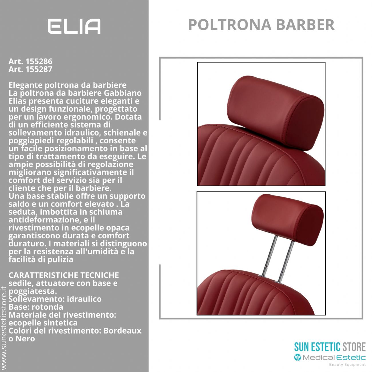 Elia Poltrona barbiere barber shop