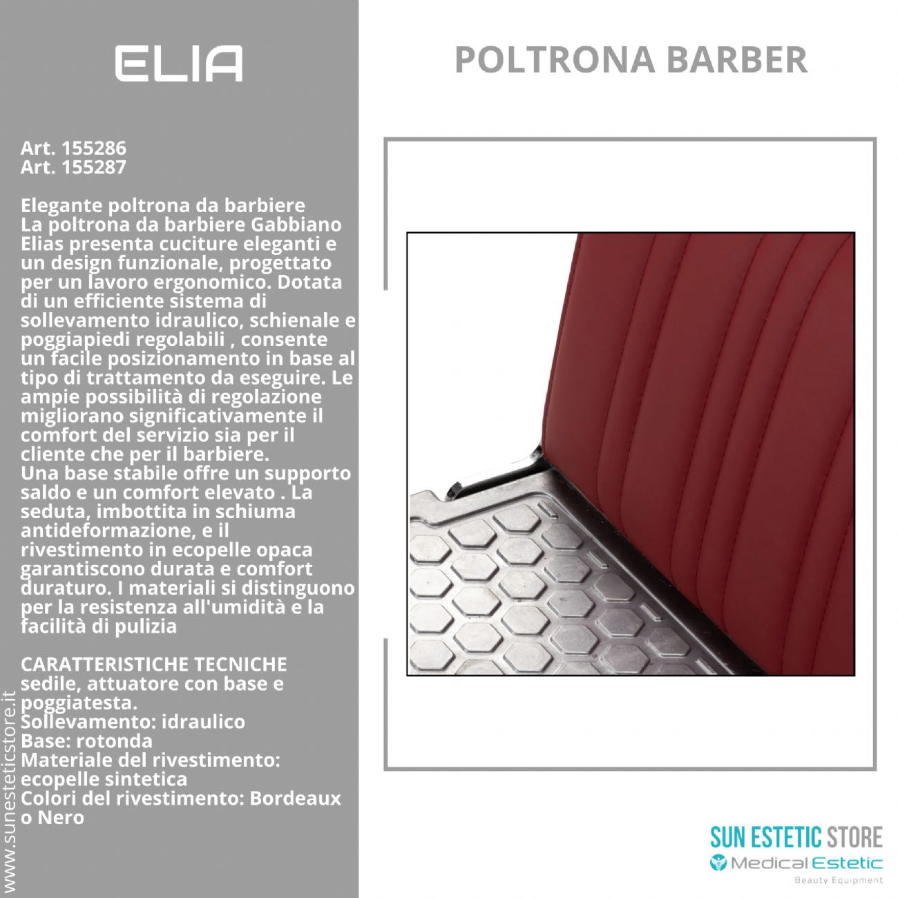 Elia Poltrona barbiere barber shop