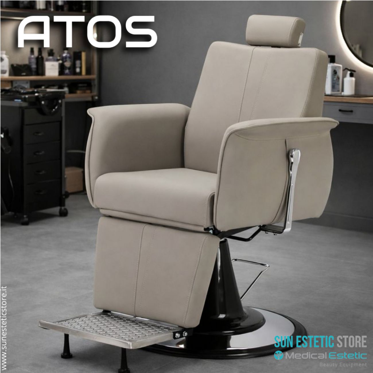 Atos poltrona parrucchiere barbiere barber shop