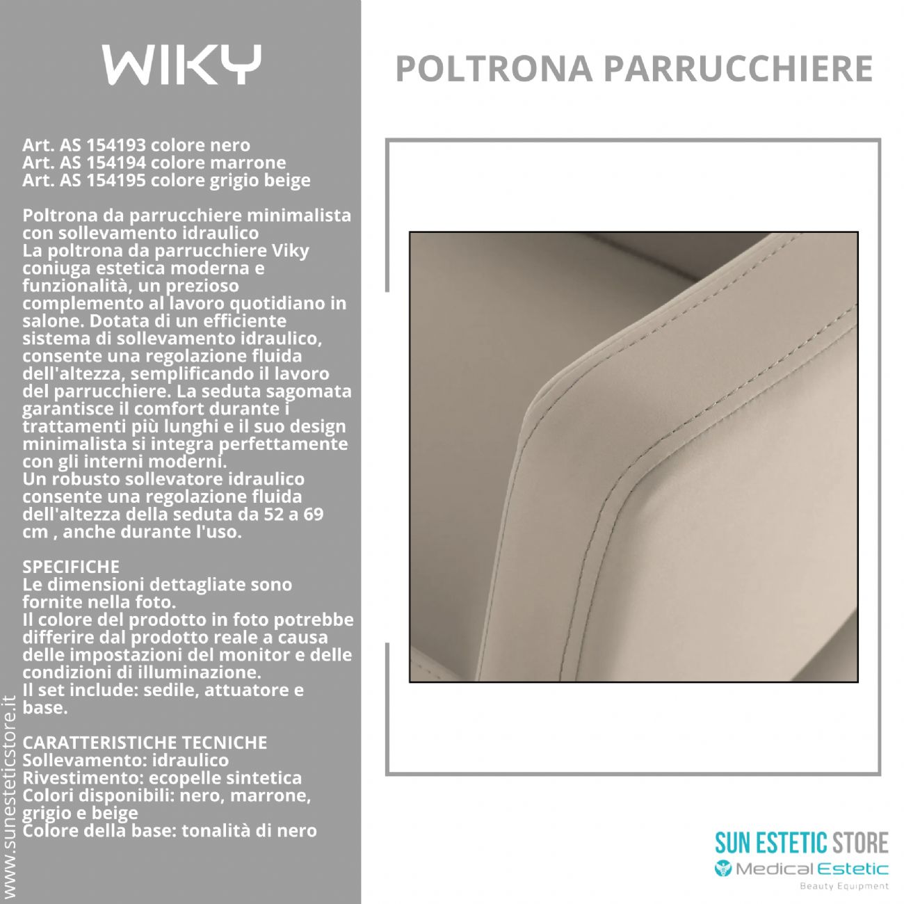 Wiky poltroncina taglio parrucchiere