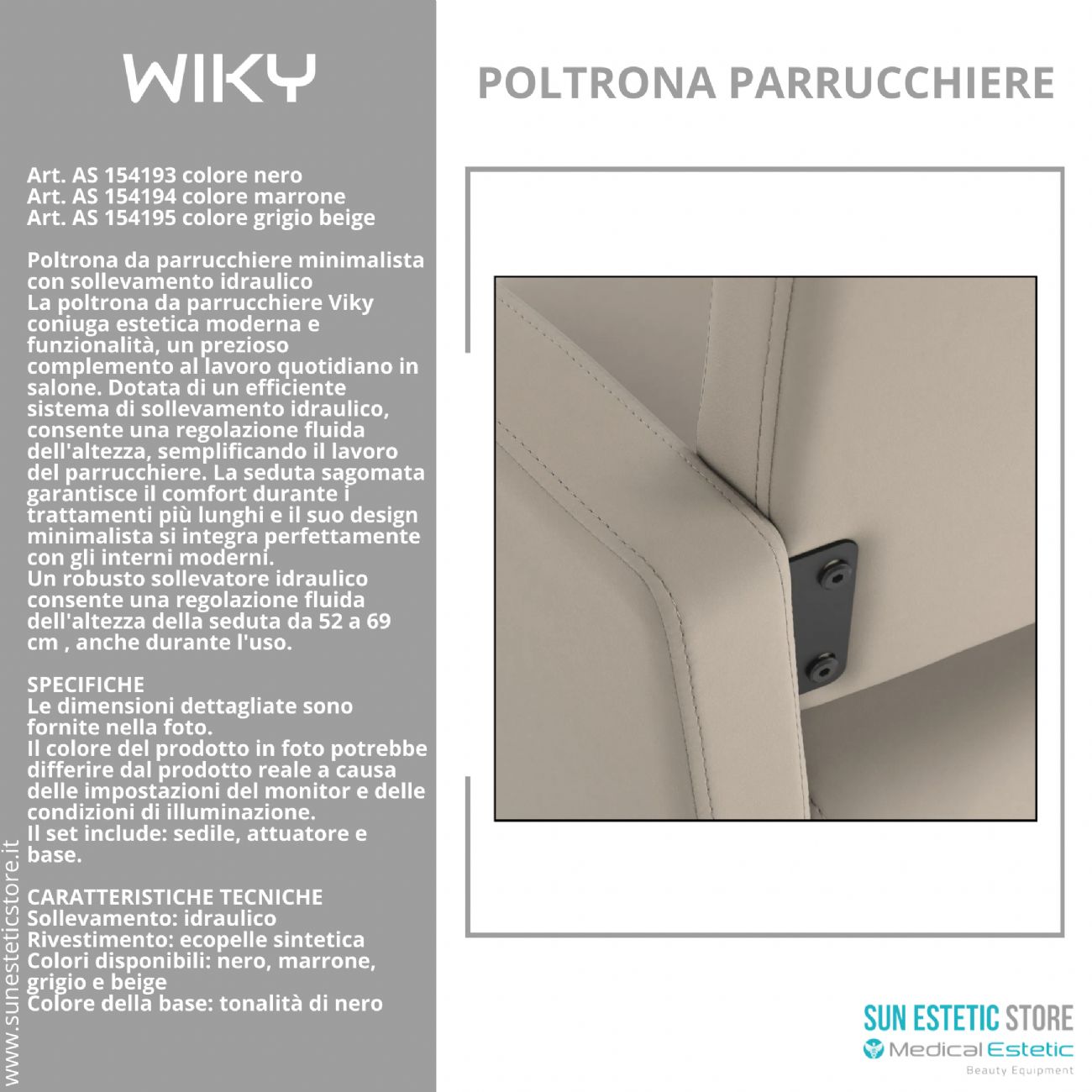 Wiky poltroncina taglio parrucchiere
