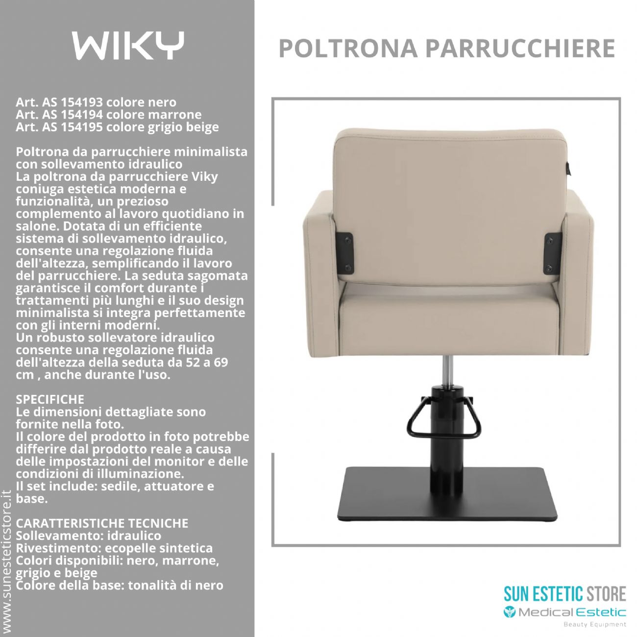 Wiky poltroncina taglio parrucchiere