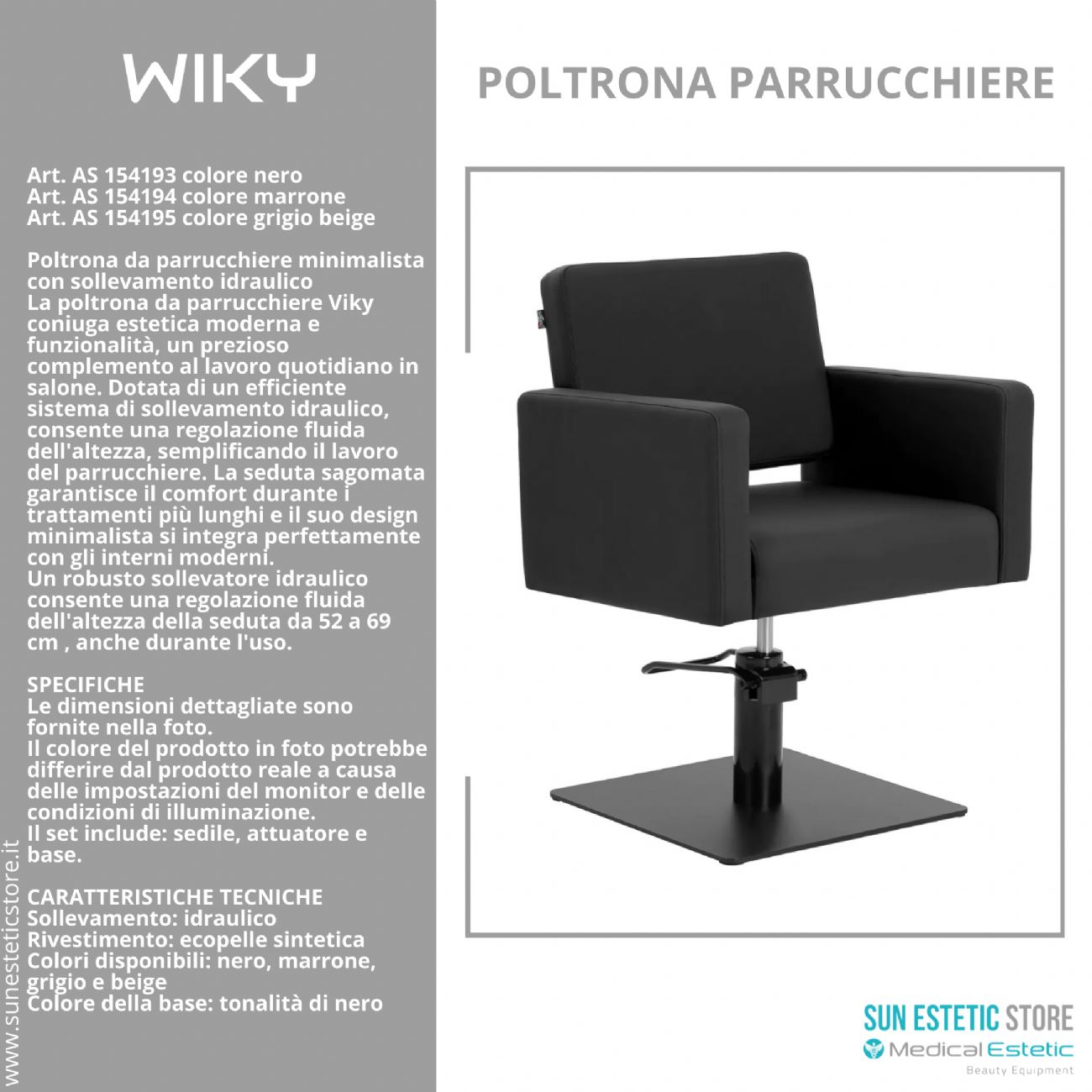 Wiky poltroncina taglio parrucchiere