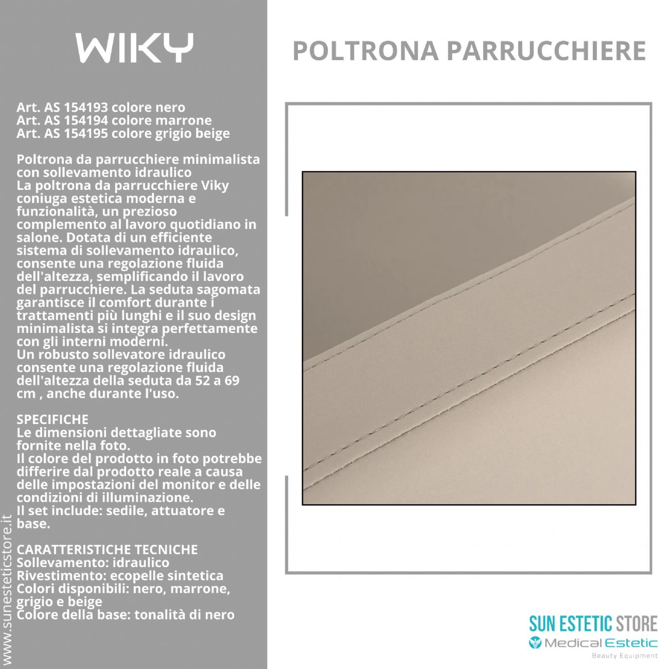 Wiky poltroncina taglio parrucchiere
