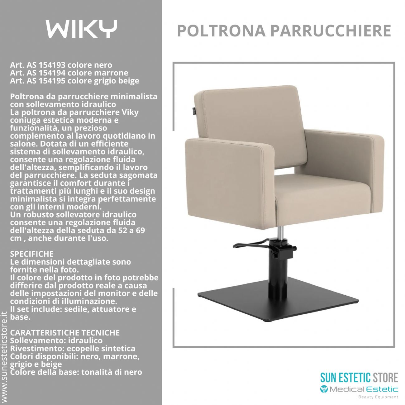 Wiky poltroncina taglio parrucchiere