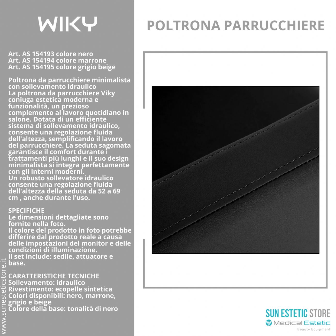 Wiky poltroncina taglio parrucchiere