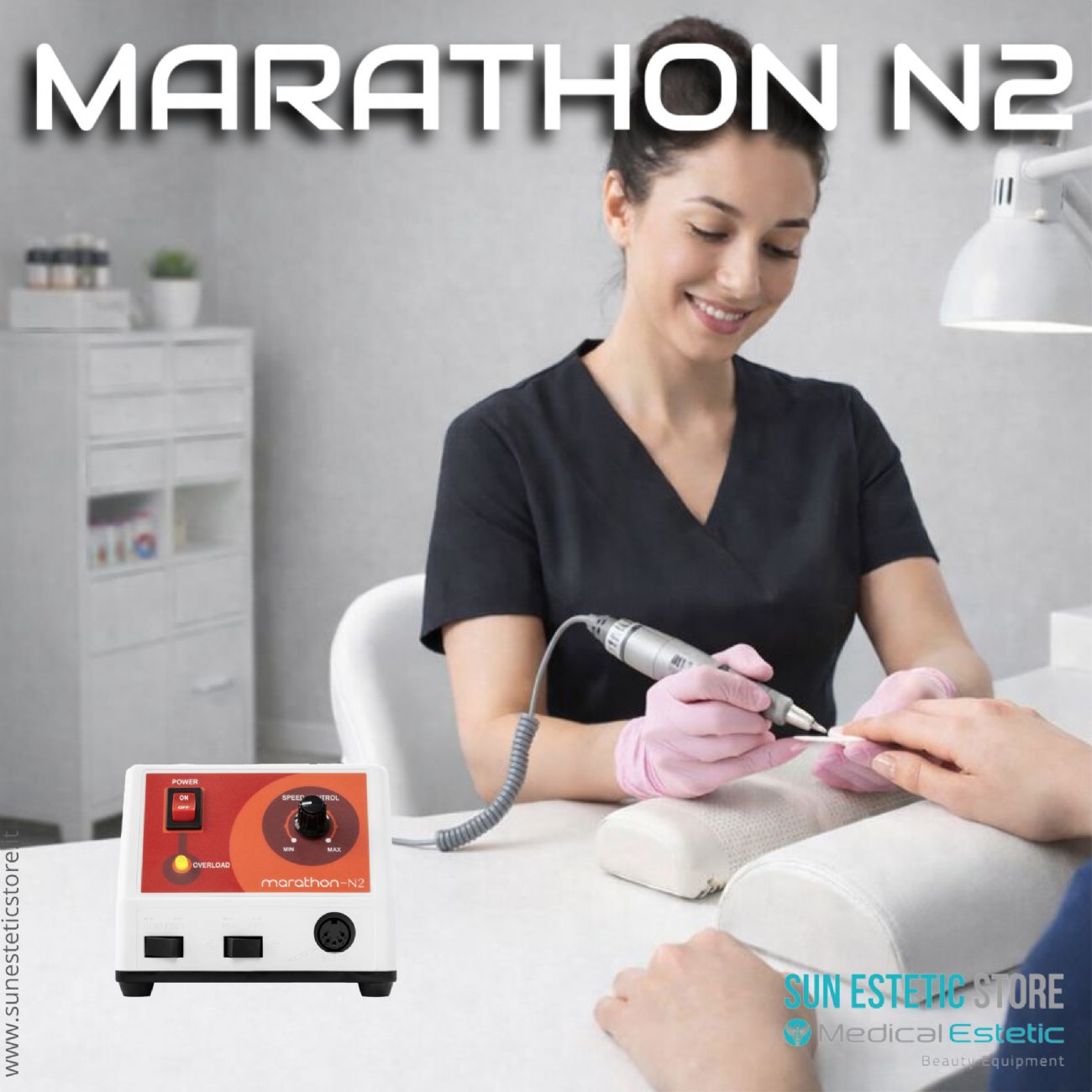 Marathon N2 fresa micromotore manicure nails