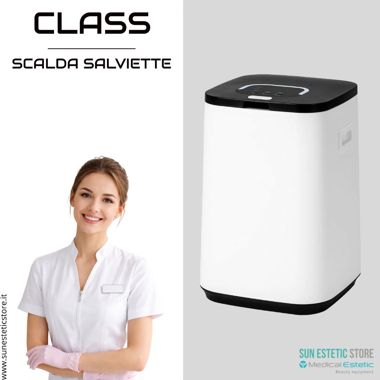 Class scaldasalviette 20 lt con aromaterapia 