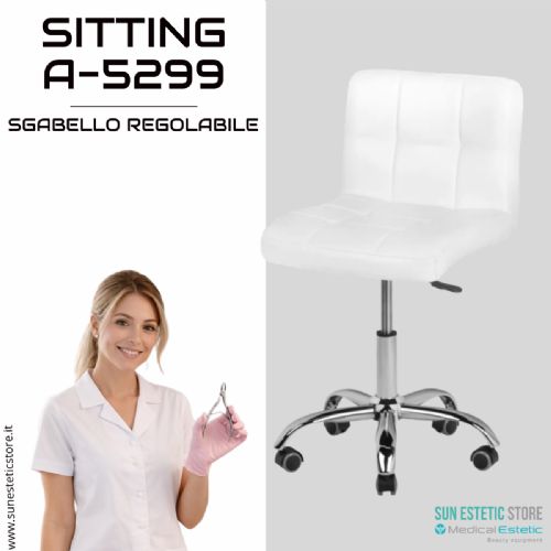 Sitting A-5299 poltroncina regolabile trucco manicure