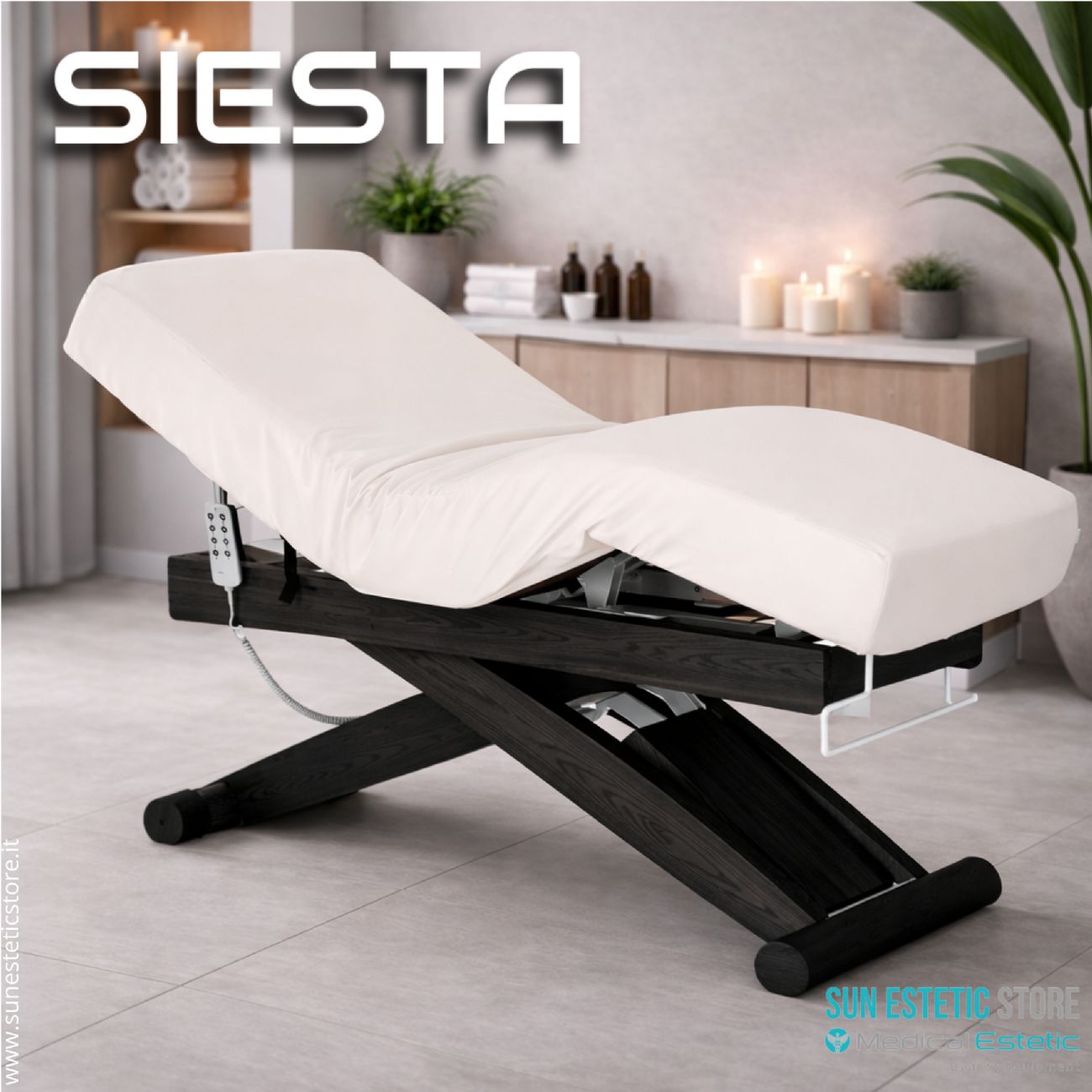 Siesta lettino massaggio spa 3 motori