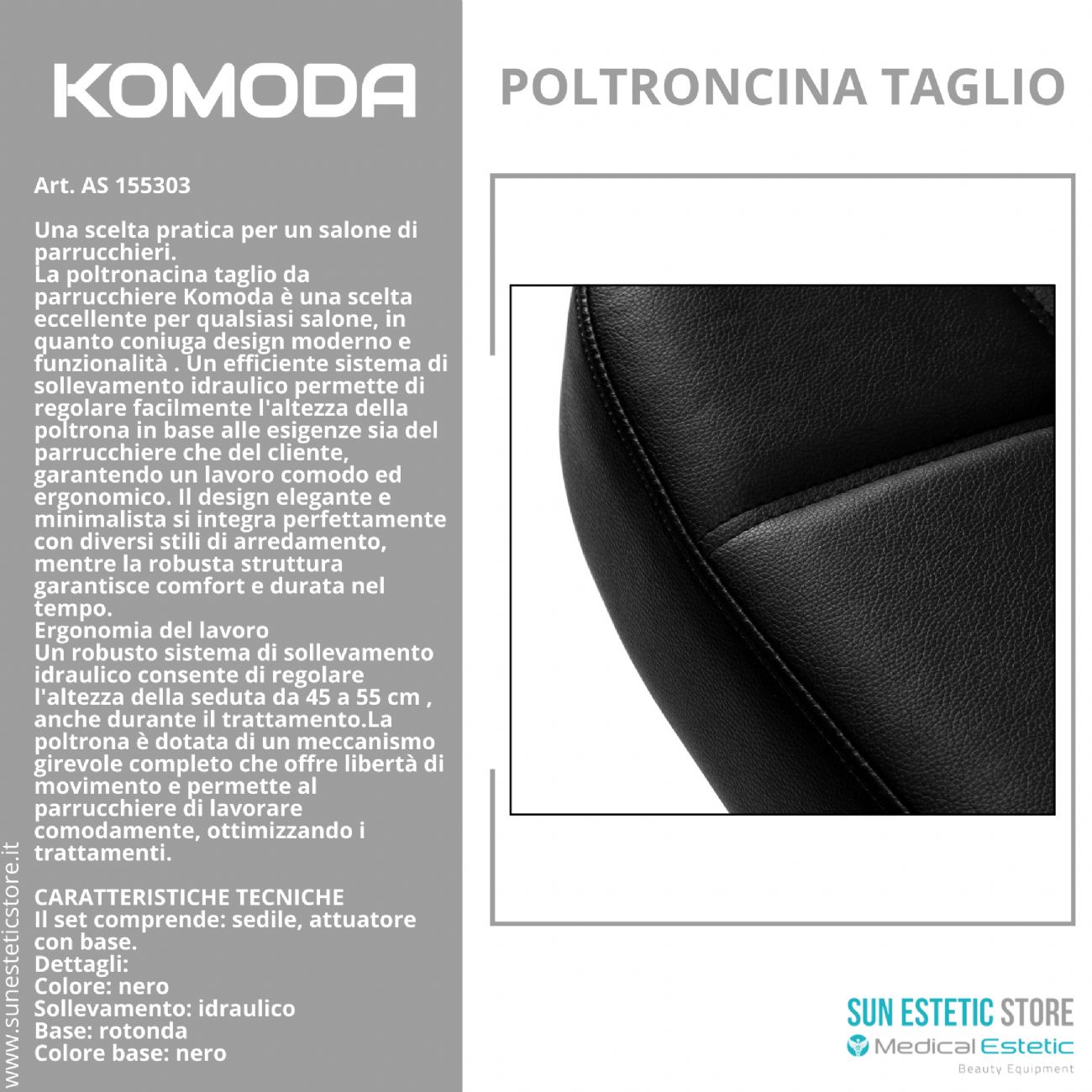 Komoda poltroncina taglio parrucchiere
