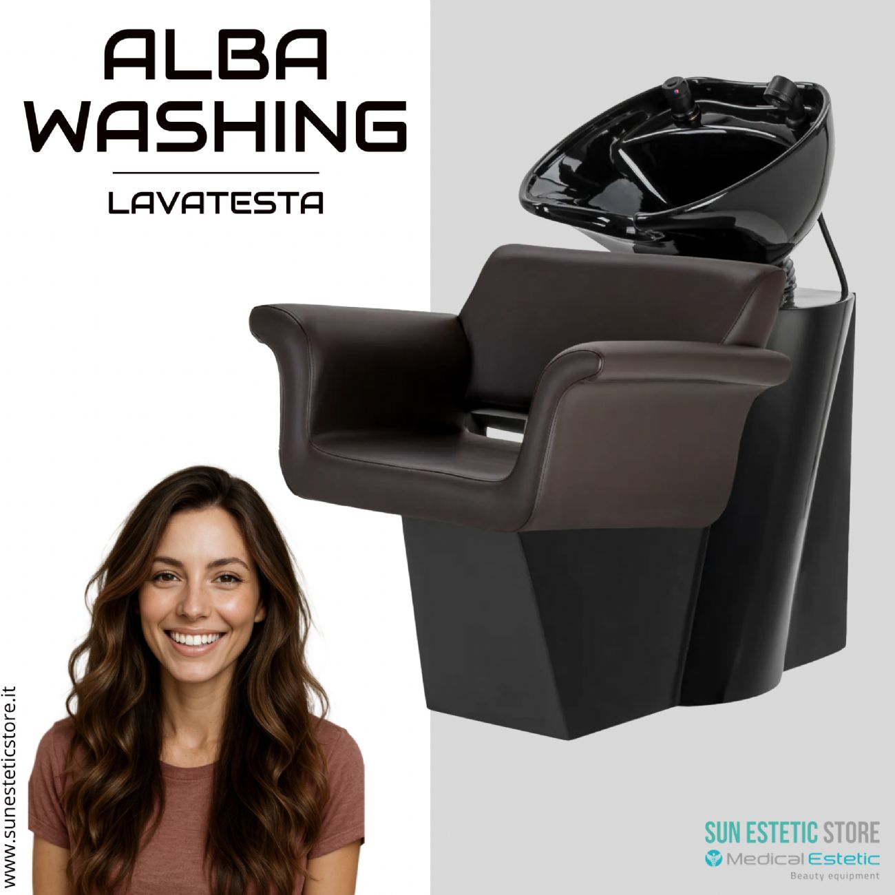 Alba washing poltrona lavatesta