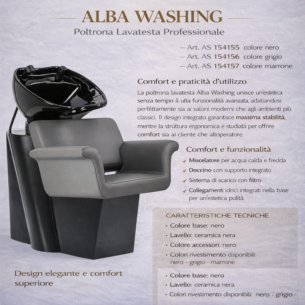 Alba washing poltrona lavatesta