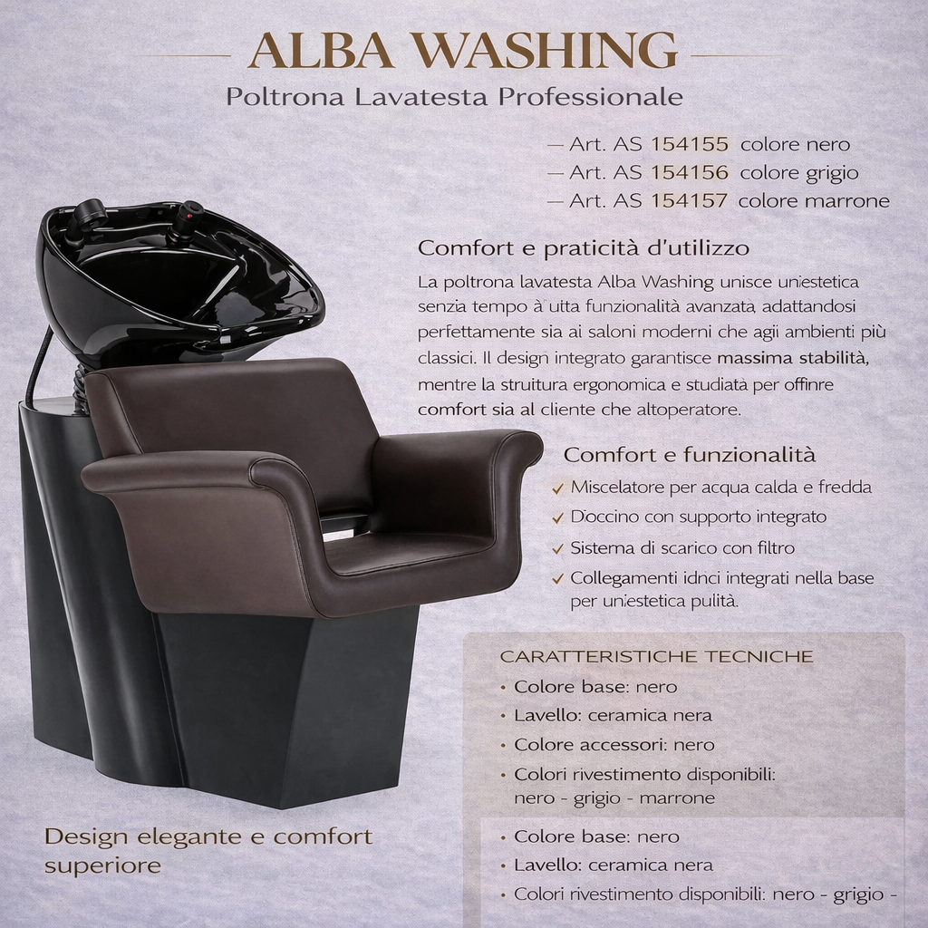 Alba washing poltrona lavatesta