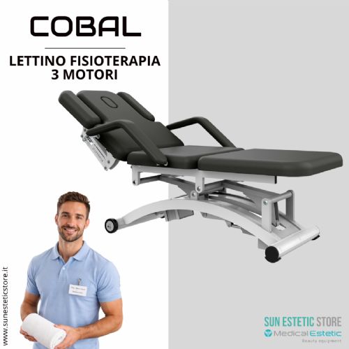 Cobal lettino massaggi fisioterapia 3 motori 2 snodi