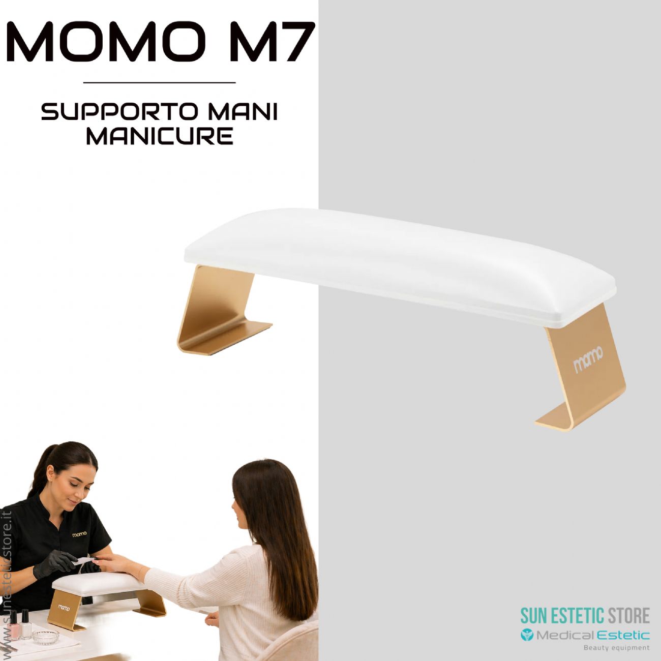 Momo M-7 supporto mani per manicure