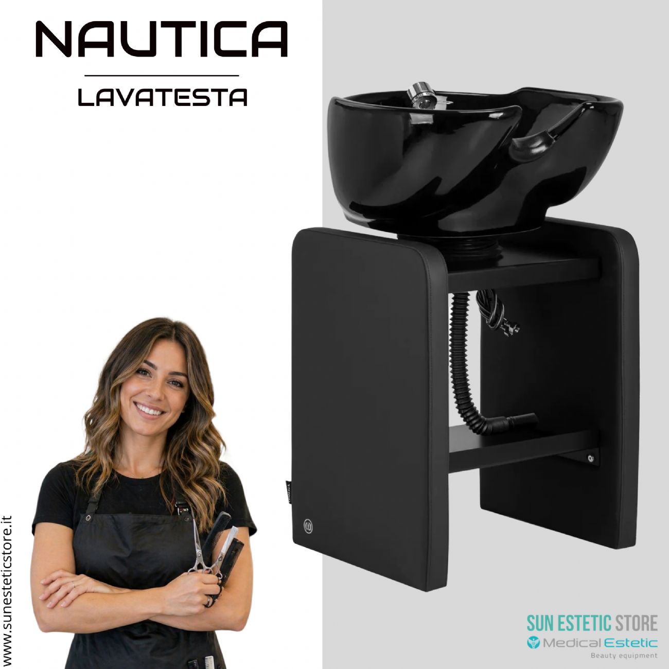 Nautica lavatesta indipendente senza poltrona