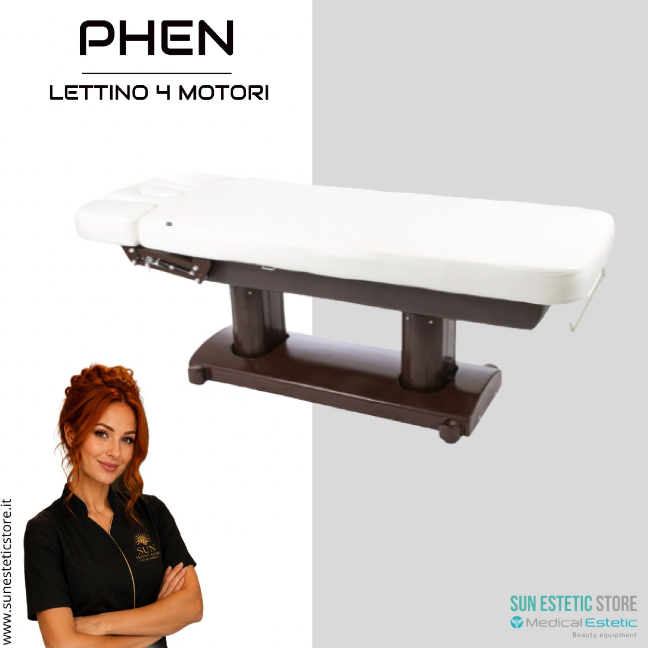 Phen lettino massaggio Spa 4 motori estetica massaggi centro benessere