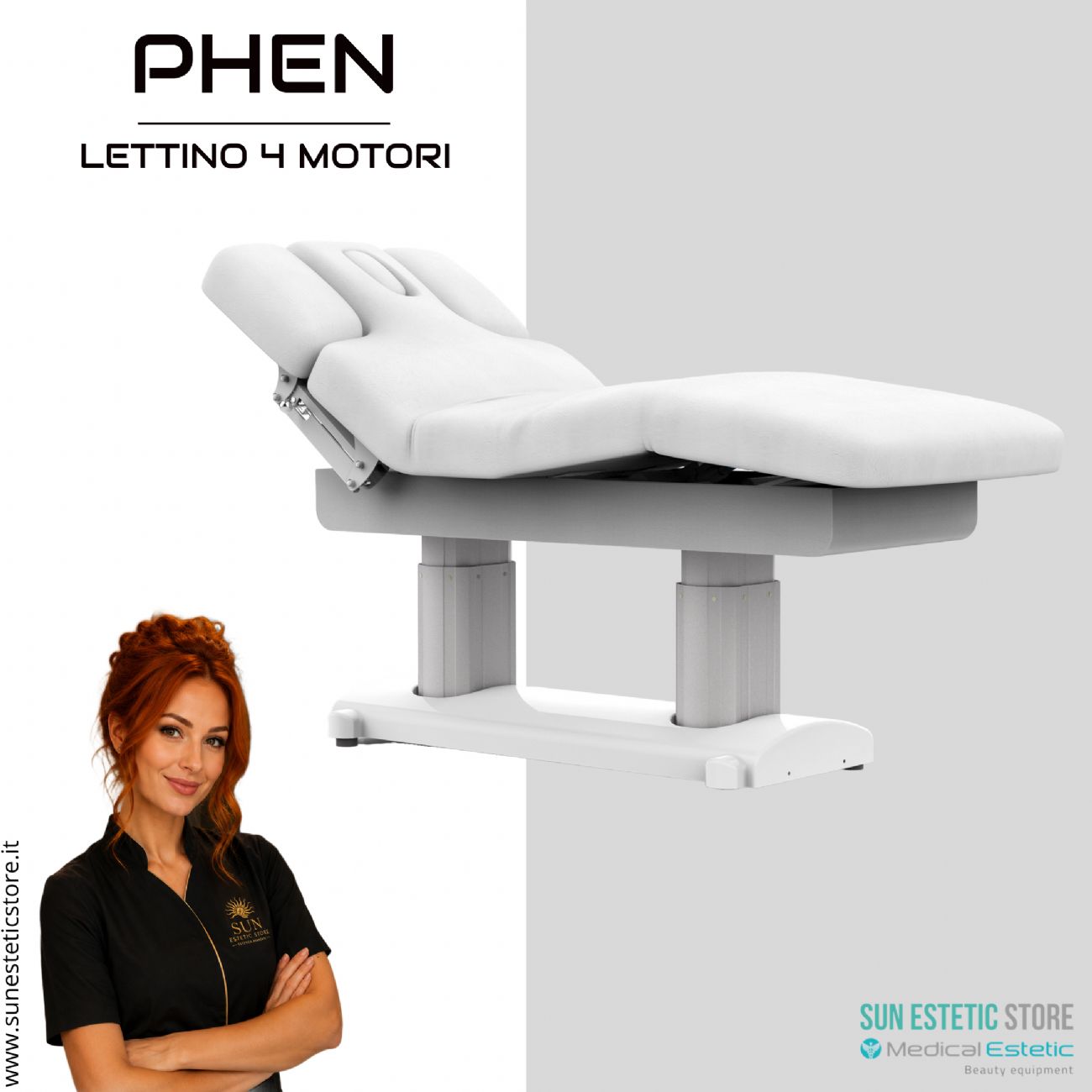 Phen lettino massaggio Spa 4 motori estetica massaggi centro benessere