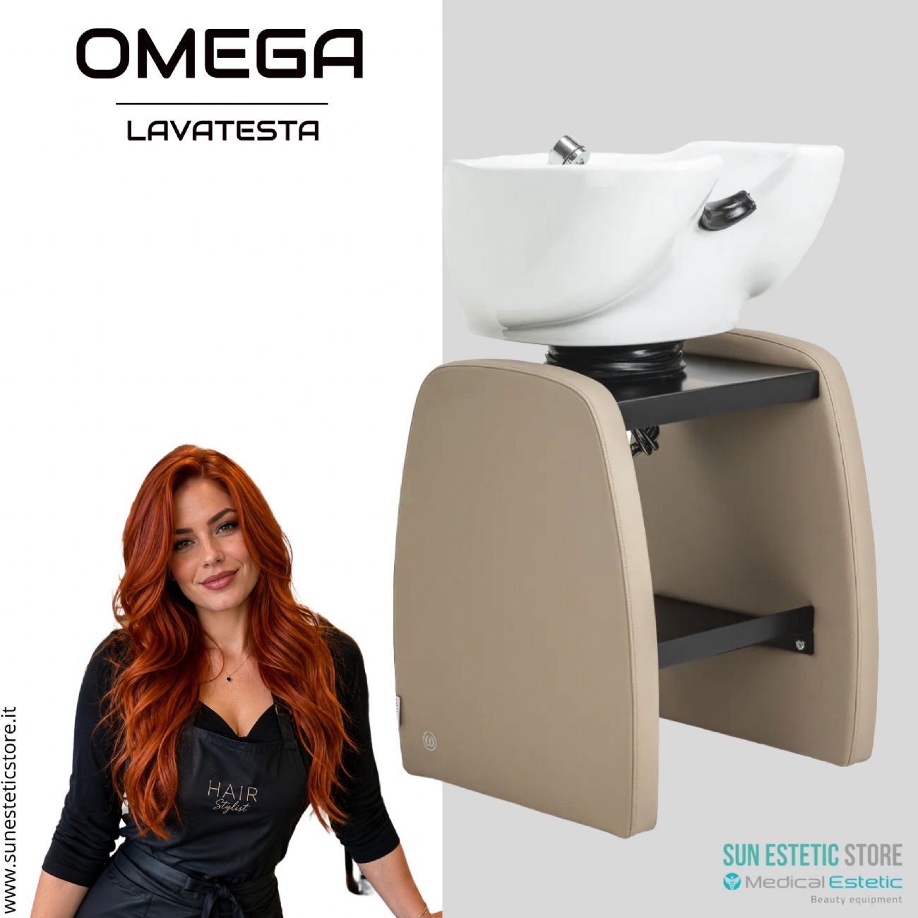 Omega postazione lavatesta indipendente