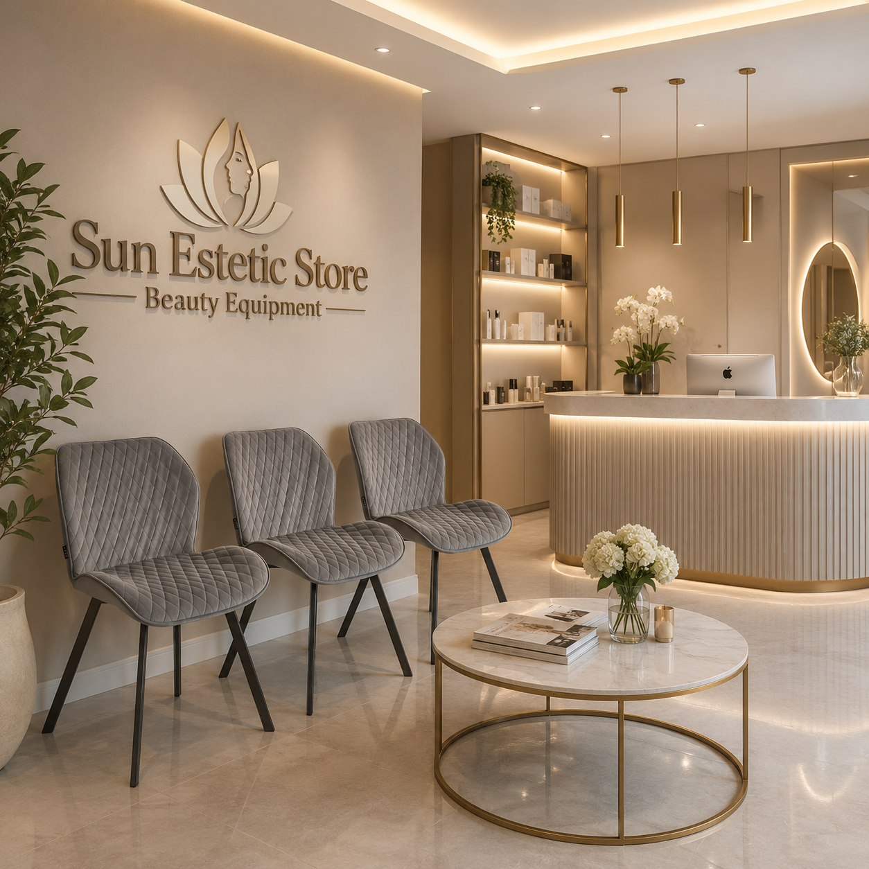 4Rico Vetro sedia poltroncina per reception sala attesa