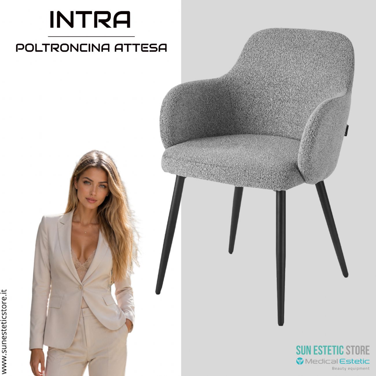 4Rico Intra sedia poltroncina reception sala attesa