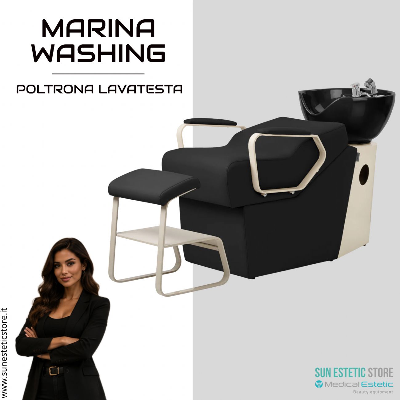 Marina Washing poltrona lavatesta professionale
