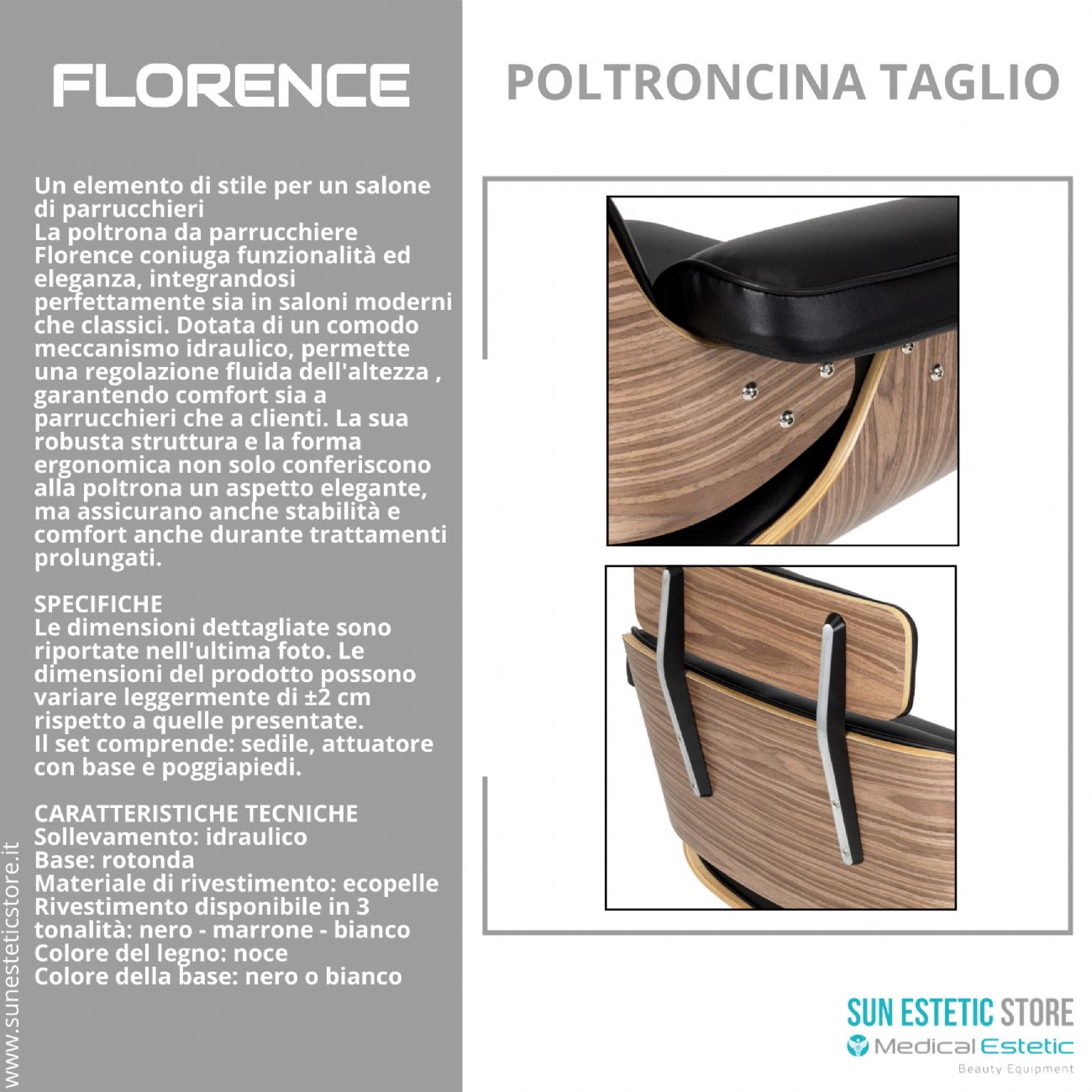 Florence sedia poltroncina taglio parrucchiere