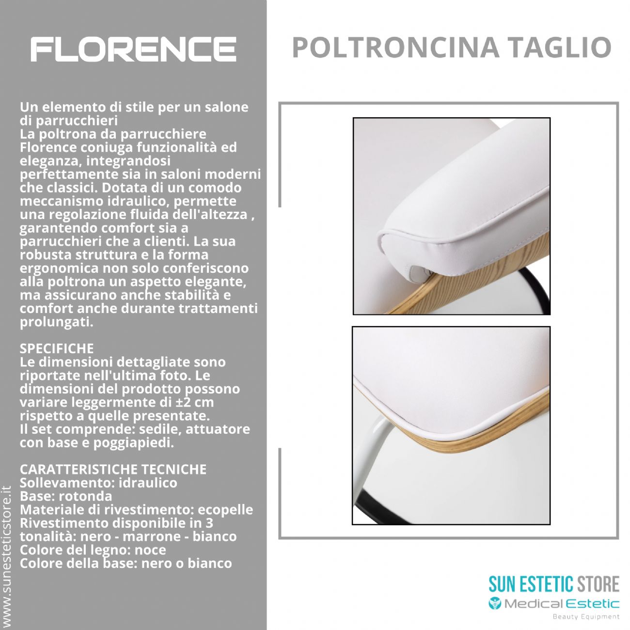 Florence sedia poltroncina taglio parrucchiere