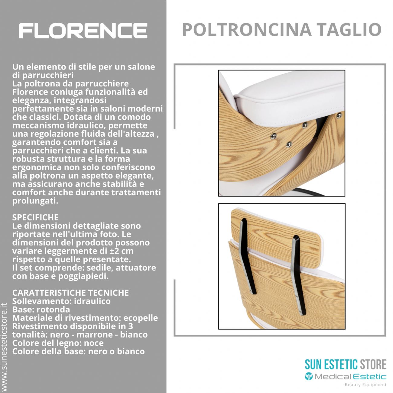 Florence sedia poltroncina taglio parrucchiere