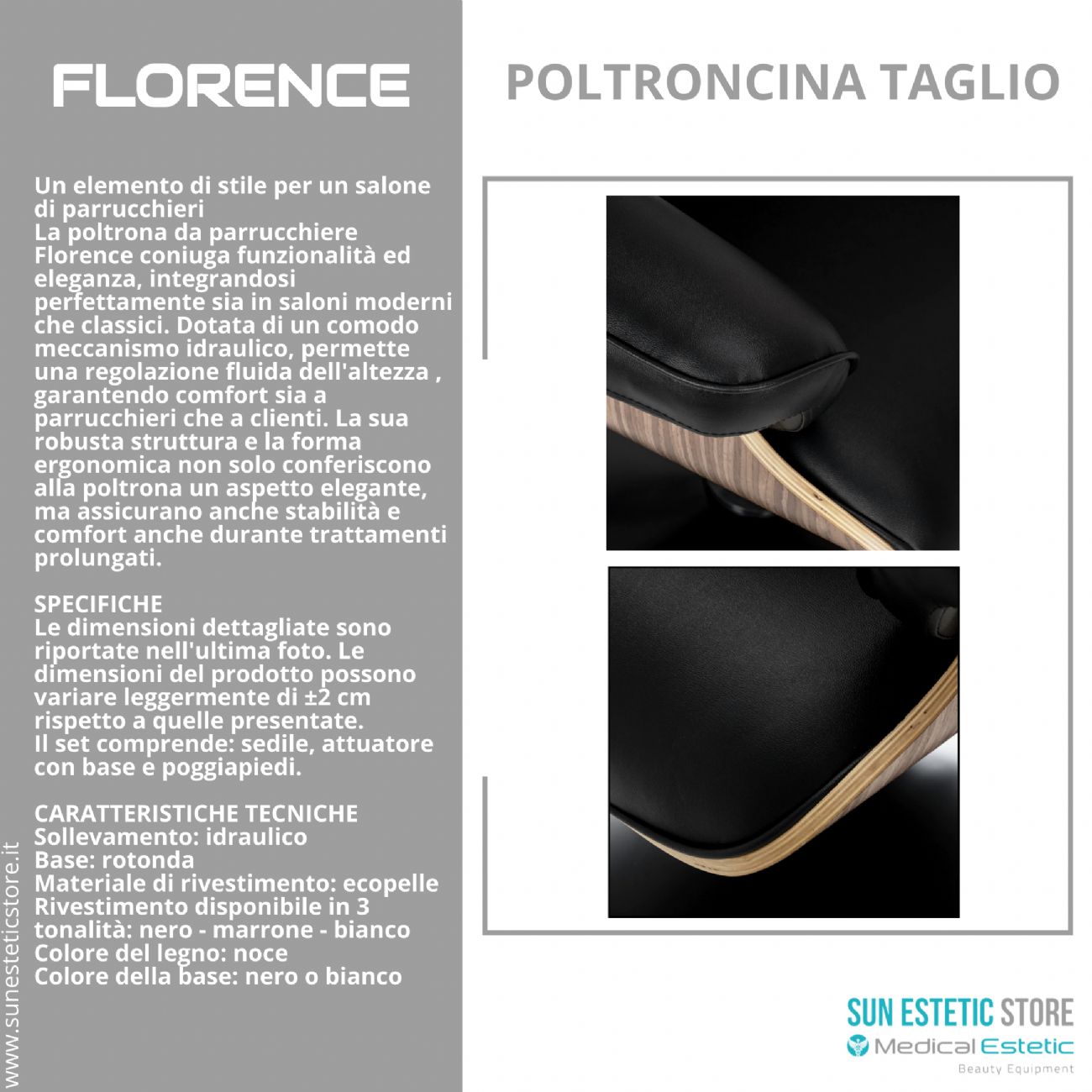 Florence sedia poltroncina taglio parrucchiere