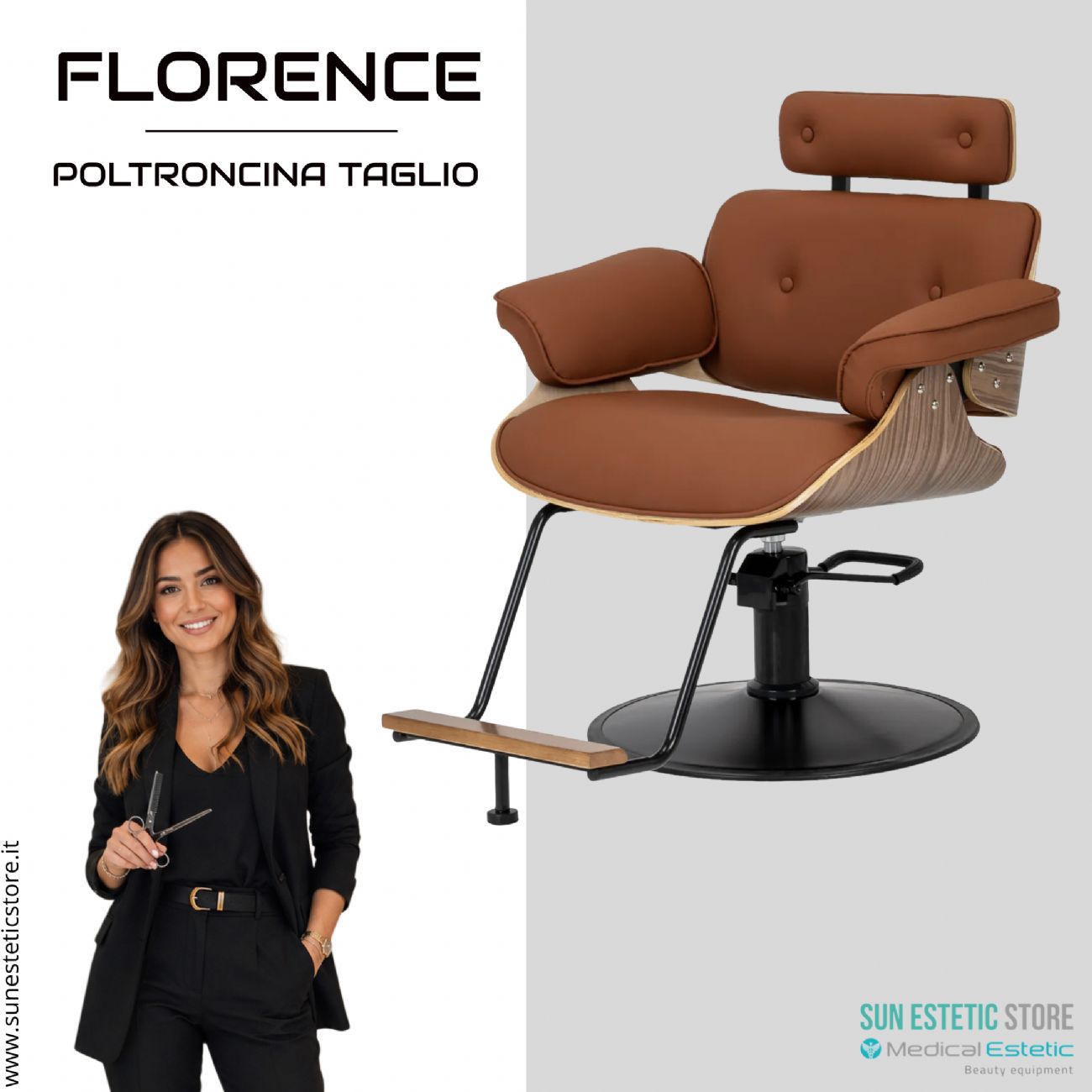 Florence sedia poltroncina taglio parrucchiere