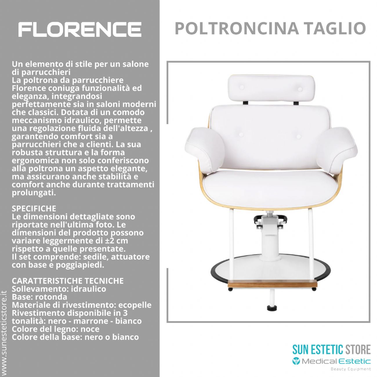 Florence sedia poltroncina taglio parrucchiere