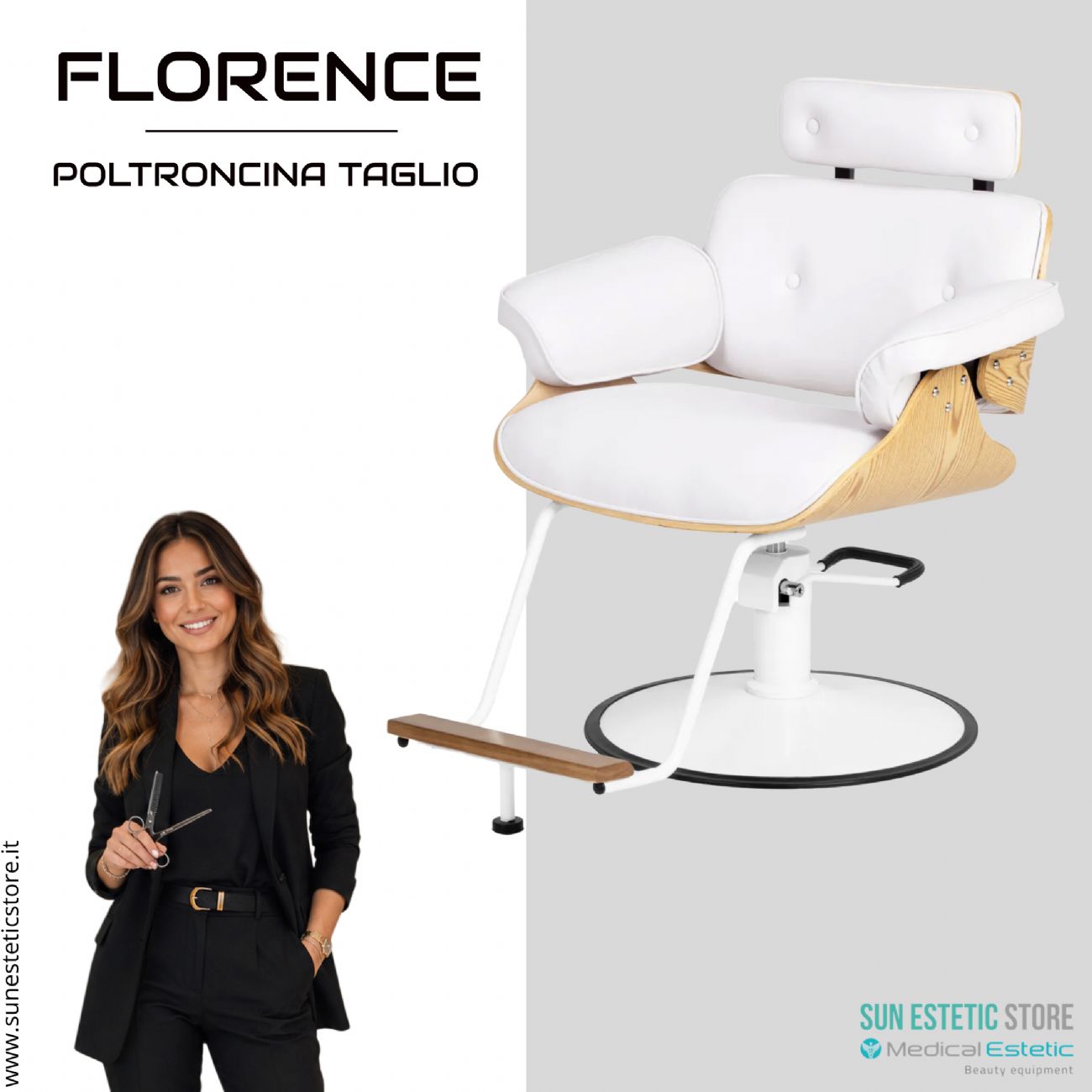 Florence sedia poltroncina taglio parrucchiere