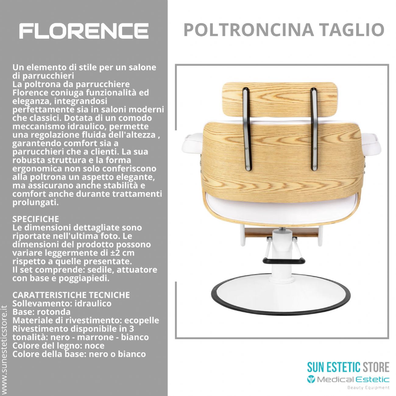 Florence sedia poltroncina taglio parrucchiere