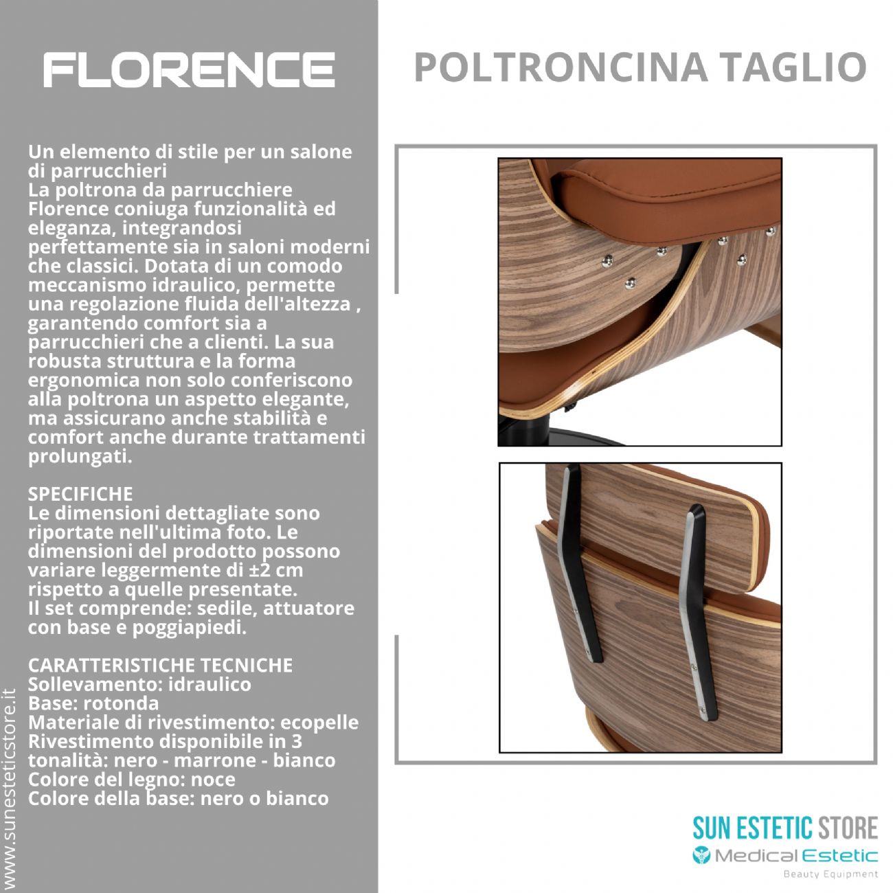 Florence sedia poltroncina taglio parrucchiere