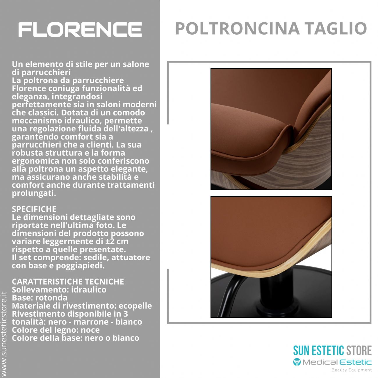 Florence sedia poltroncina taglio parrucchiere