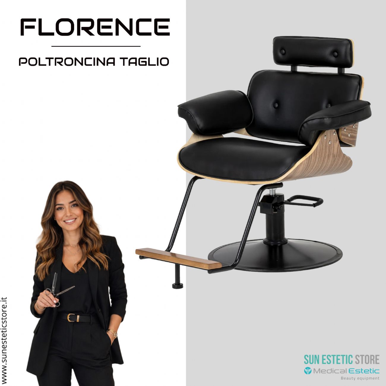 Florence sedia poltroncina taglio parrucchiere