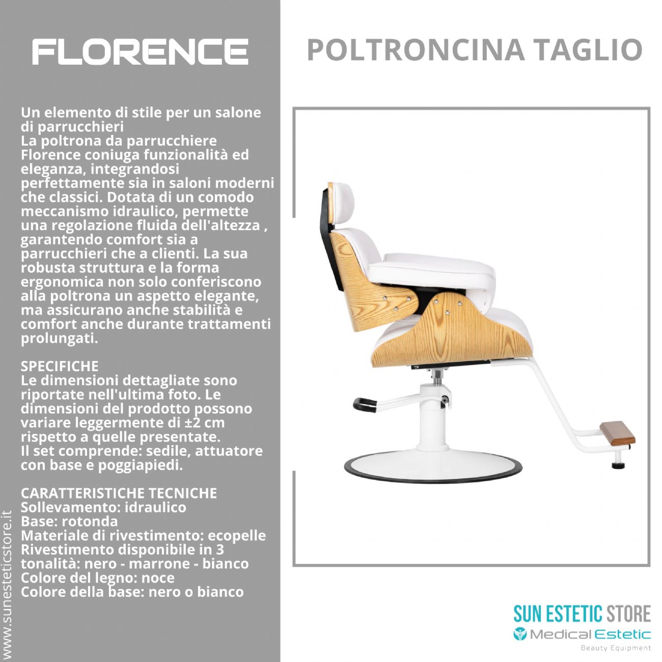 Florence sedia poltroncina taglio parrucchiere