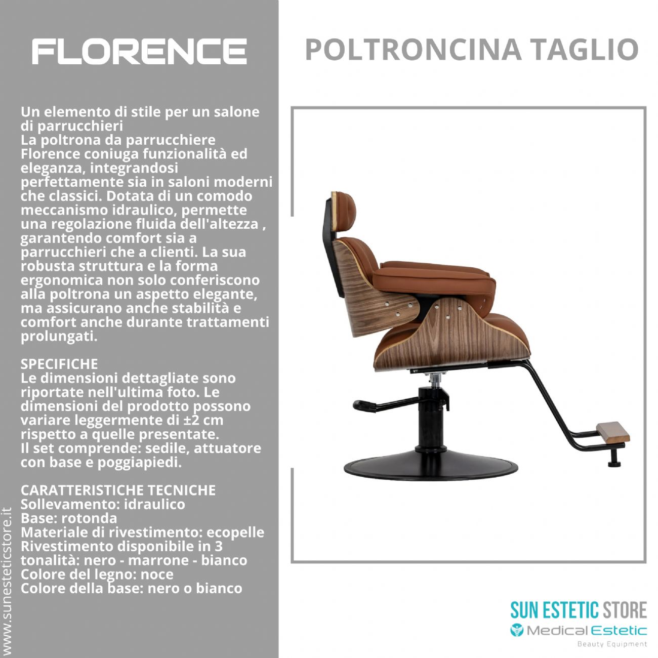 Florence sedia poltroncina taglio parrucchiere
