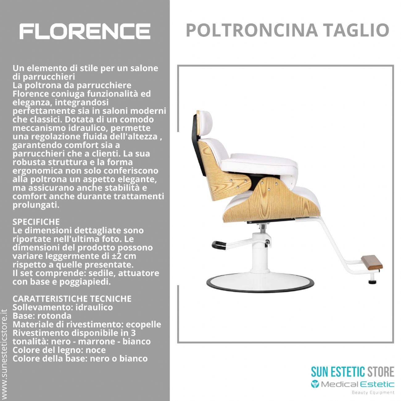 Florence sedia poltroncina taglio parrucchiere