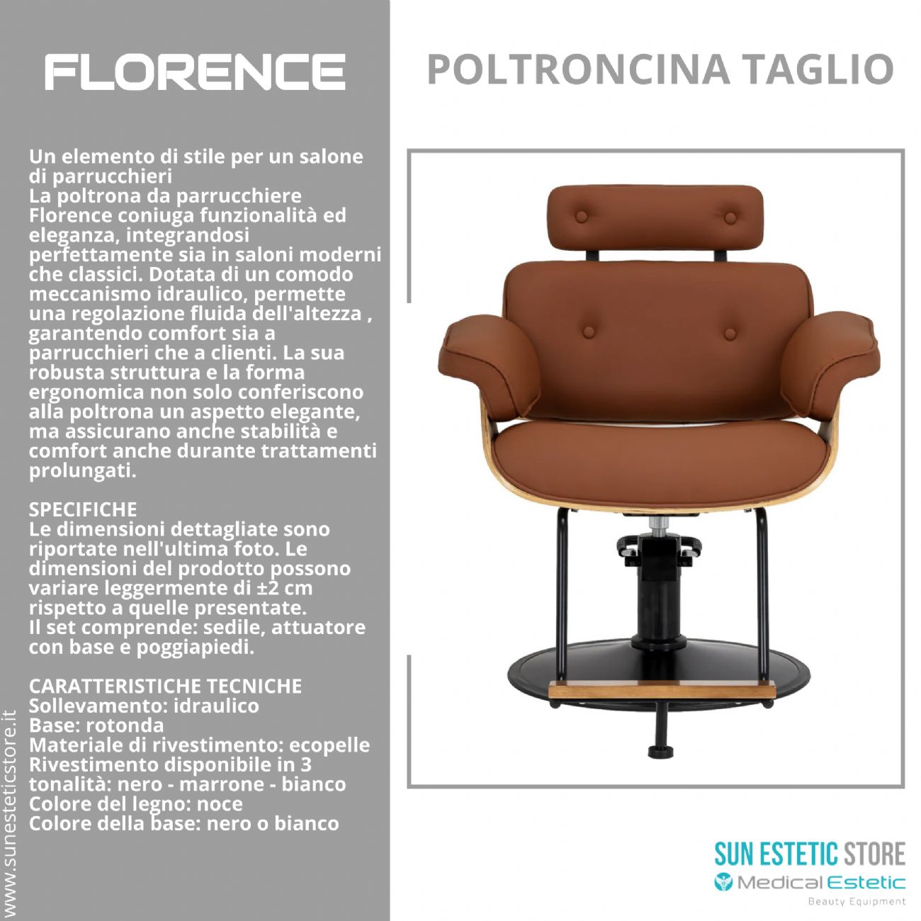 Florence sedia poltroncina taglio parrucchiere