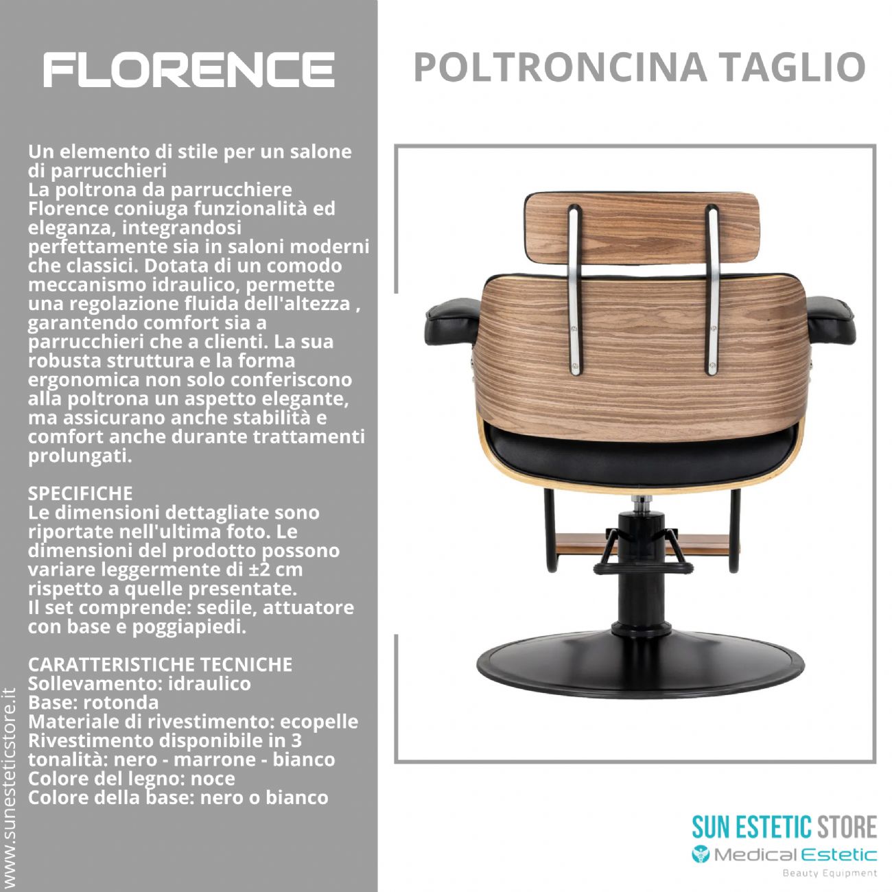 Florence sedia poltroncina taglio parrucchiere