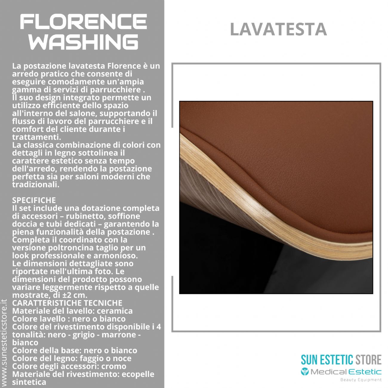 Florence Washing poltrona lavatesta