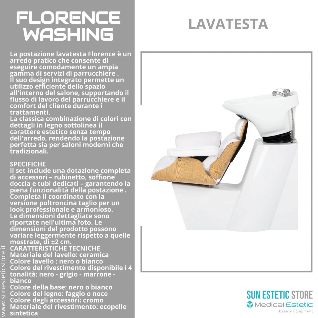 Florence Washing poltrona lavatesta