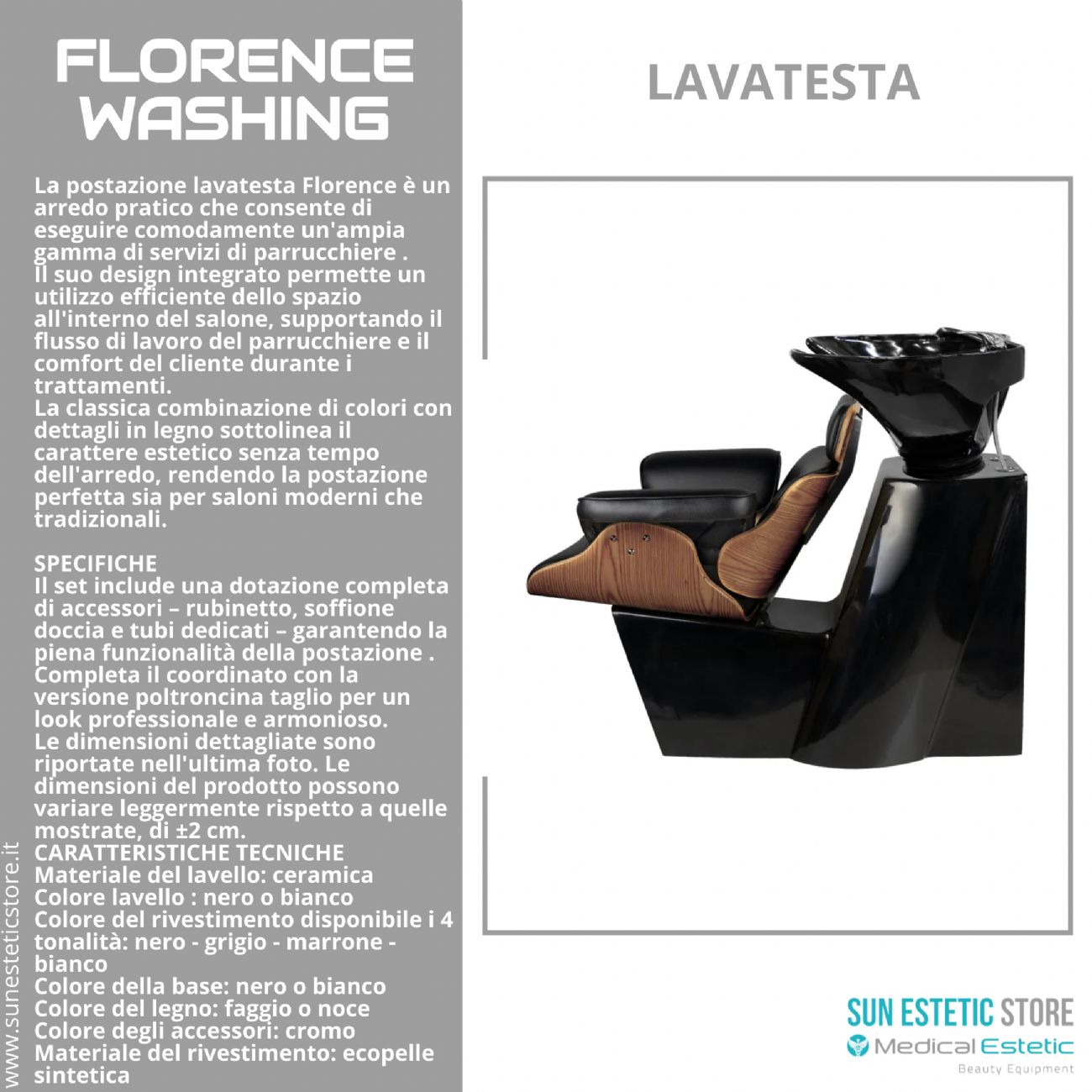 Florence Washing poltrona lavatesta