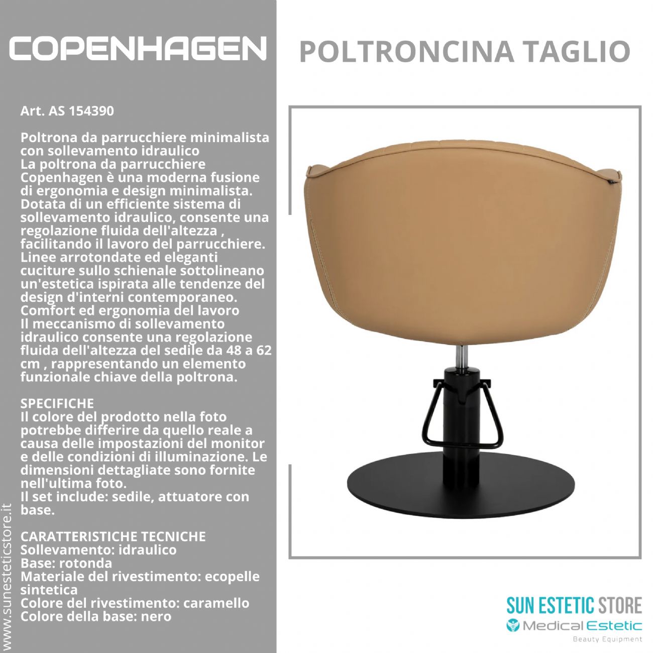 Copenhagen poltroncina taglio parrucchiere